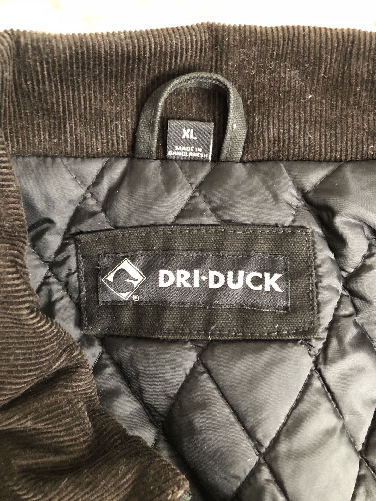 Men’s XL Dri Duck Jacket - black