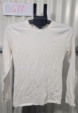 RAMPAGE White Long Sleeve Shirt, size M (0677)