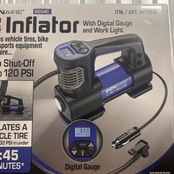 BONAIRE 12 VOLT PORTABLE INFLATOR W/ WORK LIGHT