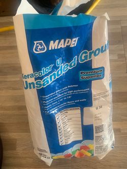 Grout and mortar leftovers