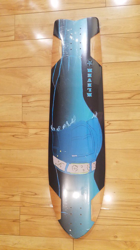 Klever "SIC FISH" 10 X 37in. Longboard Skateboard DECK