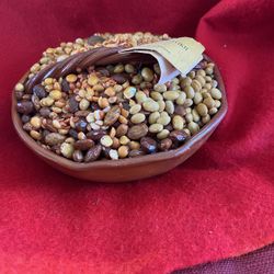5.75 Inch Round Decorative Greek Basket Of Fortune Imported From Greece 