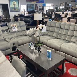 Reclining Loveseat/sofa Set 🩶✨ $1899