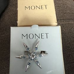 Vintage Monet Starburst Pin 