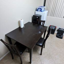 Kitchen Table 3 Chairs 