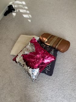 4 sofa pillows/cushions