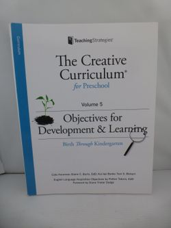 The Creative Curriculum for Preschool Vol 5 Objectives for Development - BK3