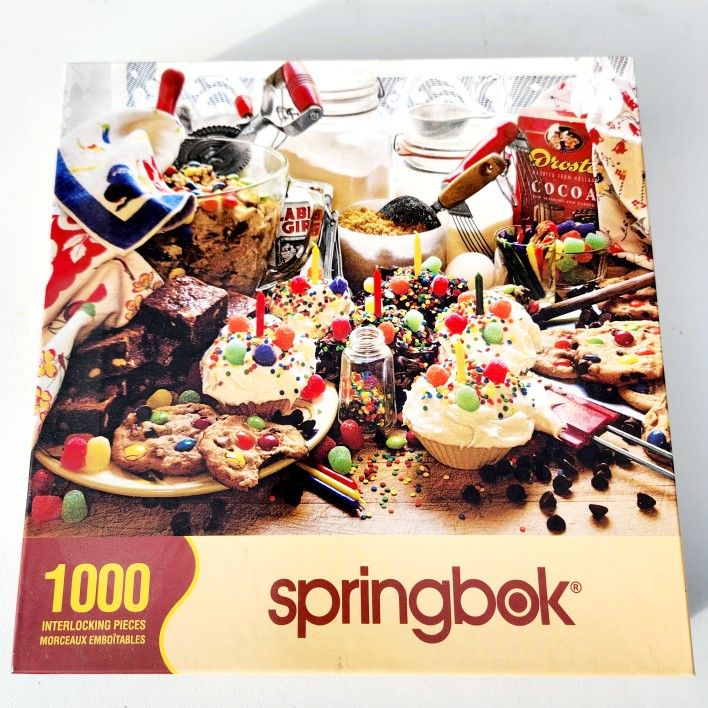 Springbok Treats and Sweets 1000 Piece Jigsaw Puzzle Vintage Toys