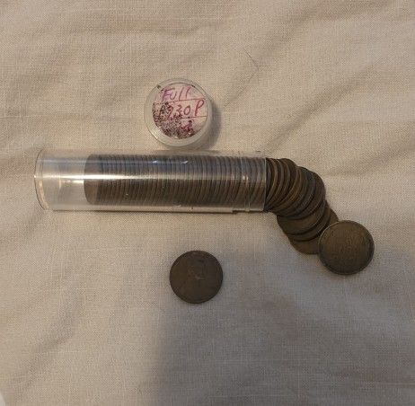 1930 Wheat Pennies Tube