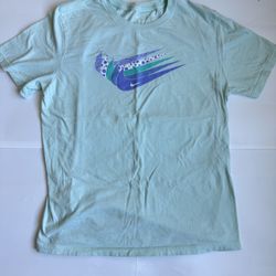 Mens Classic Nike Turquoise  Casual Athletic Tee Size Large