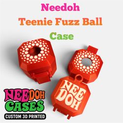 Needoh Teenie fuzz ball case (NEEDOH NOT INCLUDED)