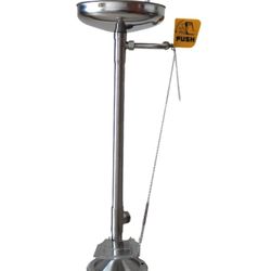 Pedestal Mounted Emergency Eyewash Station With 304 Stainless Steel Bowl

