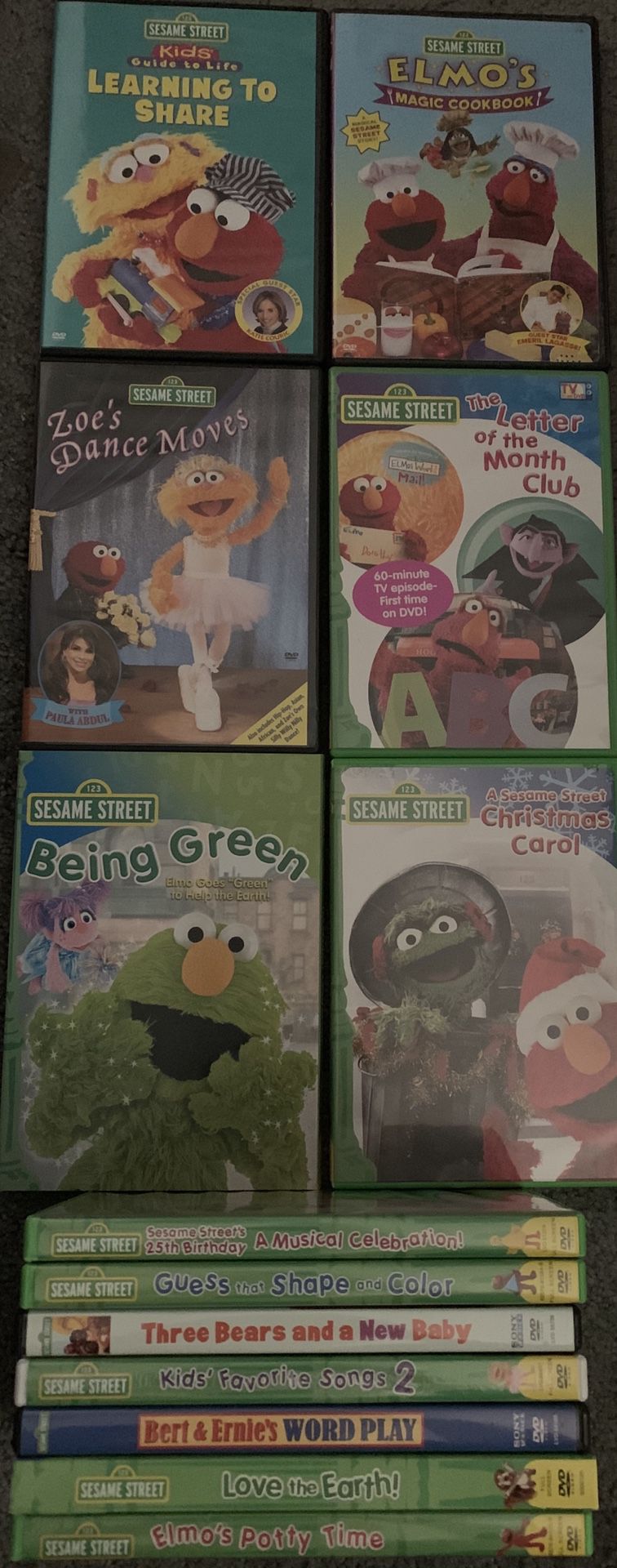Sesame Street DVDs (2)