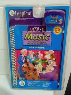 BRAND NEW LEAPPAD BOOK HIT IT MAESTRO ( CLASSICAL COMPOSERS)