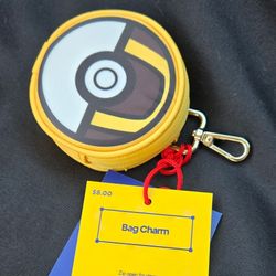 Pokemon X Target Poké Ball Bag Charm Yellow 