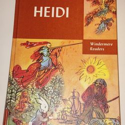 Heidi, 1954 Windemere Reading, Rand McNally  Book EUC