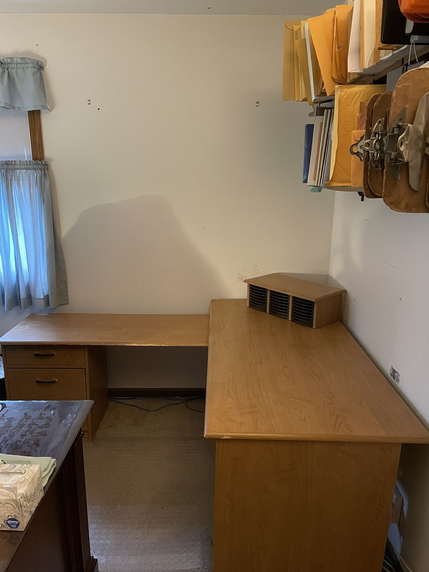 L-Shaped Corner Computer Desk - NO REASONABLE OFFER REFUSED!