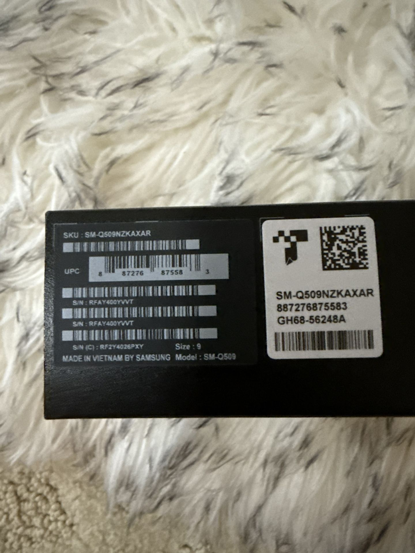 Black Samsung Ring Size 9