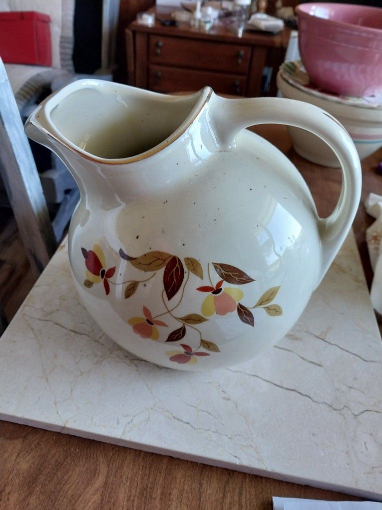 Halls Precious Pottery Pitcher LOW PRICE $20.