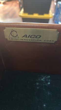 Aico Amini Innovation, Cherry Wood China Cabinet