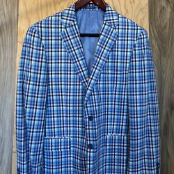 Stafford tailor culture classic fit sport coat size: 40 short  100% cotton lining  100% polyester  💯 New 🚫 No holes 🚫 No stains  🚭 Smoke free 