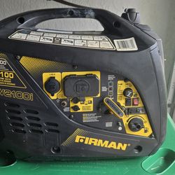 Firman 2170 watts  portable  generator  used
