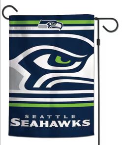 Seahawks Garden Flag