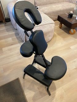 Portable Massage Chair – Adjustable Black
