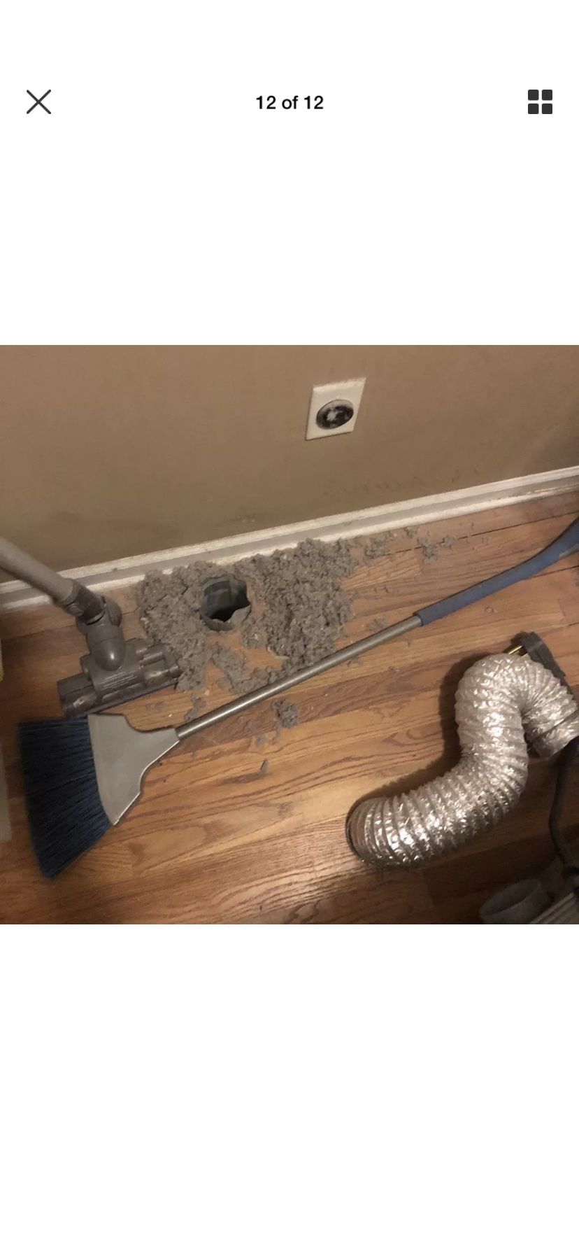 Dryer vent cleaning $65