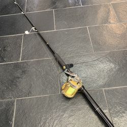 Penn Int 30 TW Reel On 6.5 Foot Black Coral Rod