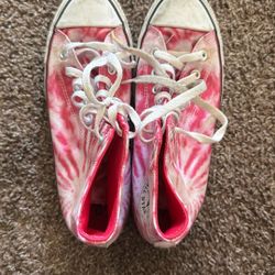 Women’s Size 9 Pink Tye Dye High Top Converse