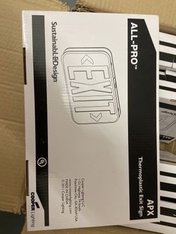 5 Brand New Exit Signs