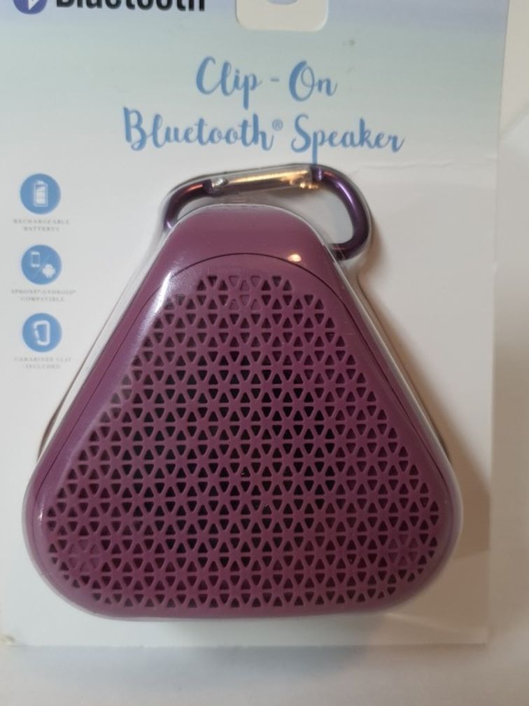 Vivitar Bluetooth Speaker Clip-on Pink , New , Same Day Shipping.. Condition is "New". Rechargeable battery. High Quality Sound. Light Weight and Po