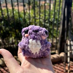 Purple Pocket Frog $8 🐸 Handmade 🧶 Crochet 🧶 