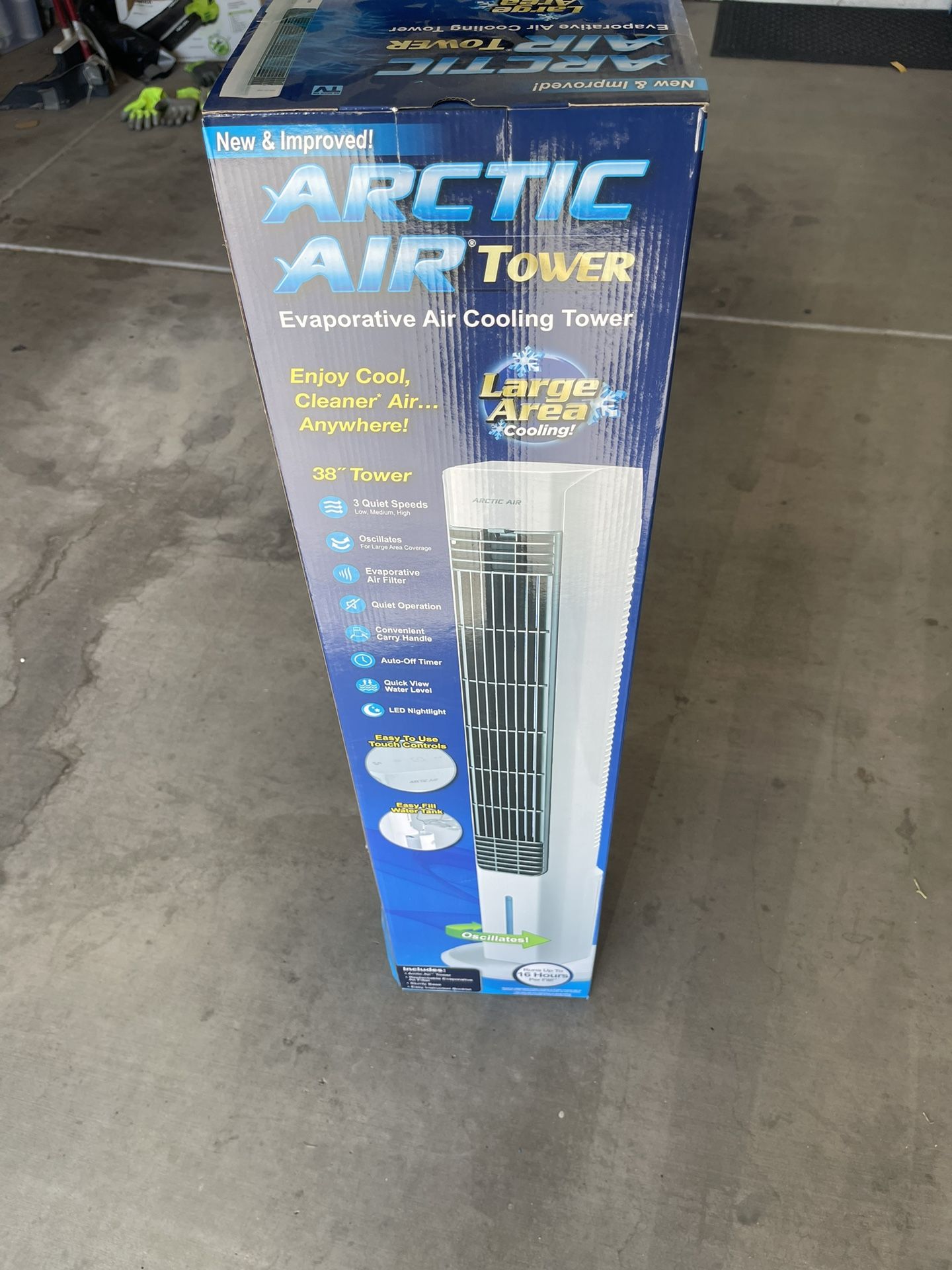 Arctic Air Tower Evaporative Cooling Fab