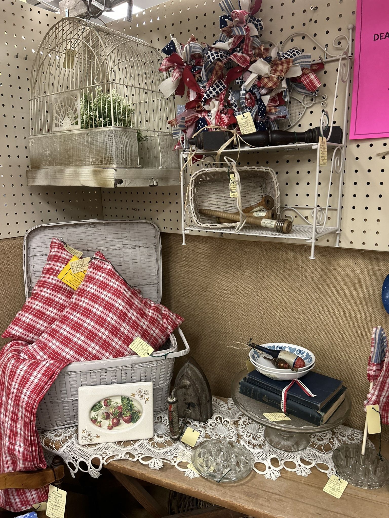 Patriotic Red, White And Blue Decor