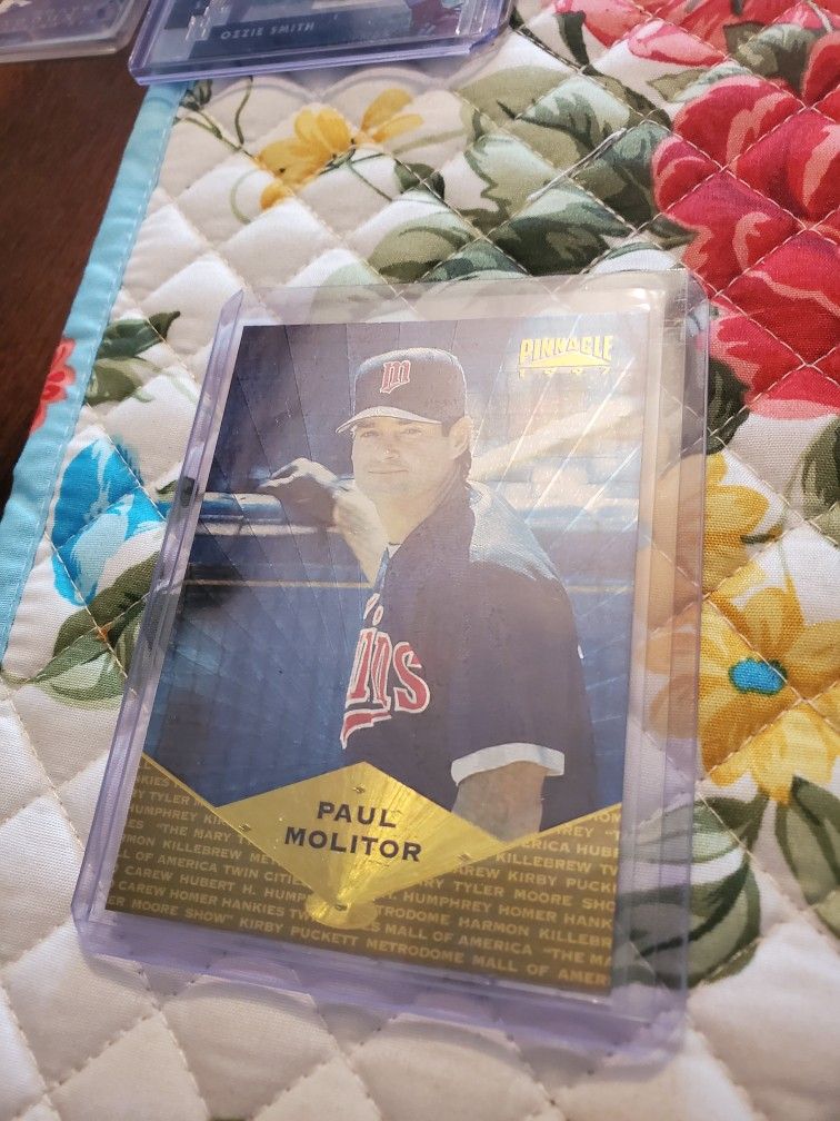 Paul Molitor Pinnacle Museum Collection Parallel Baseball Card 