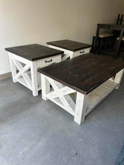 Coffee Table and End Table Set