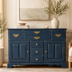 Awesome shabby distressed solid wood cabinet drawer shelf entryway table side table sideboard credenza buffet console dresser