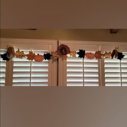 $5 Autumn fabric GARLAND! 