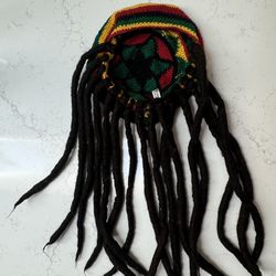 Rasta Dreadlocks Costume Hat