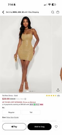 Gold Dress
