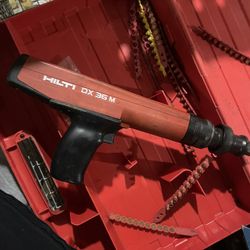 Hilti DX 36M Powder Actuated Nail Stud Gun Works Great 