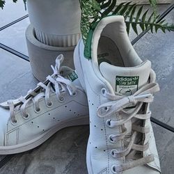 Adidas Originals Stan Smith Women's Size 6.5  White Green Sneakers Shoes
