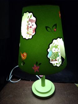 New fabric style pull cord table lamp