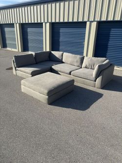 Grey Kevin Charles Sectional Free Delivery