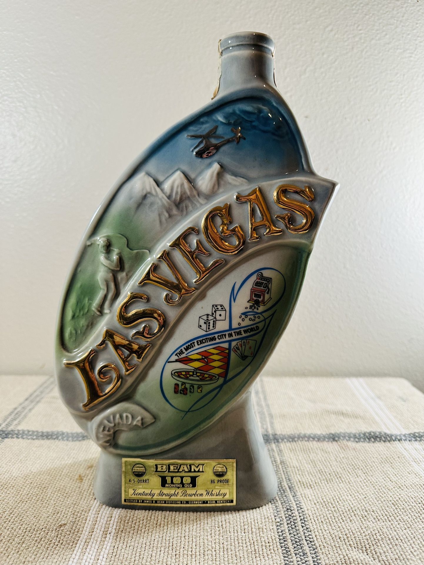 Lot Of 7 Vintage Whiskey Jim Beam Decanter Bottles for Sale in 