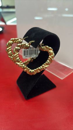 10k gold hoops