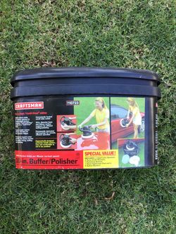 Craftsman Tools Buffer Polisher 10” Professional Auto Car Truck Detailing Supplies Wax Polish Paint 5 Gallon Bucket