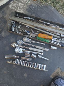 Mixed Socket and Ratchet Tool Lot